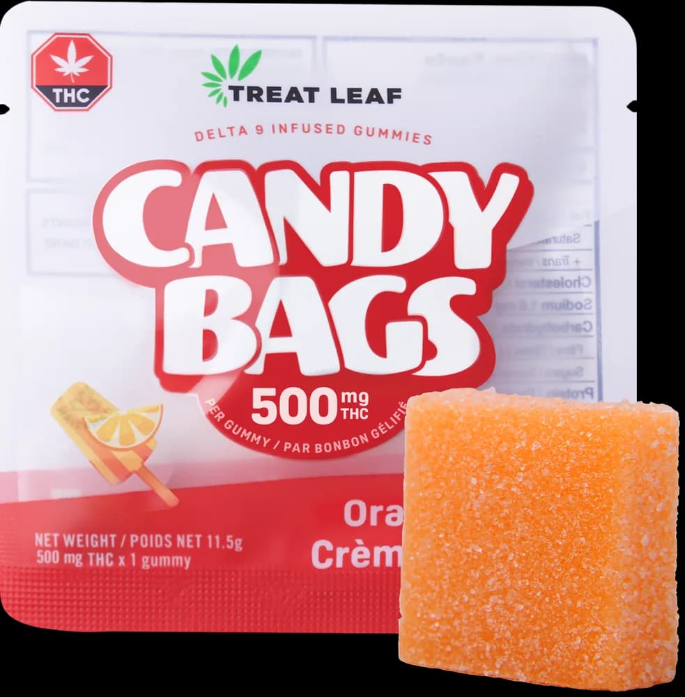 THC Gummy 500mg – Treat Leaf Candy Bag